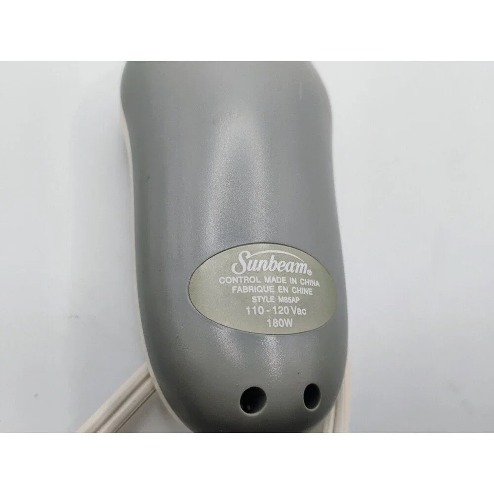Sunbeam Style M85AP 3-Prong Electric Heated Blanket Control Controller Tested